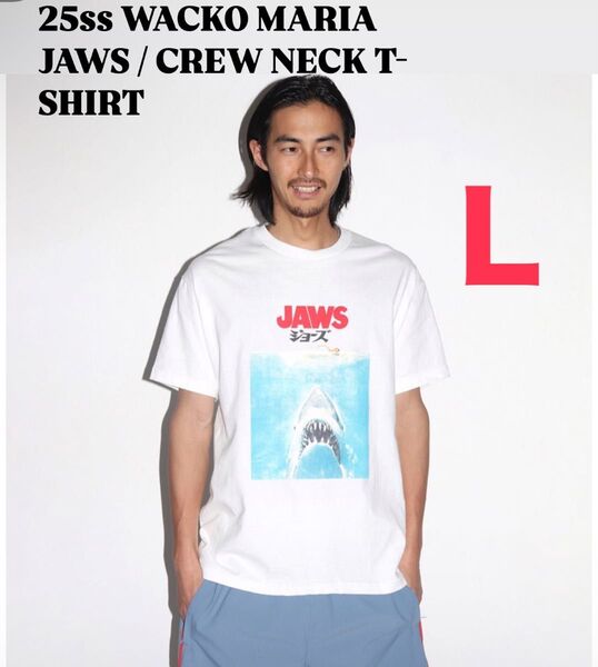 WACKO MARIA JAWS / CREW NECK T-SHIRT