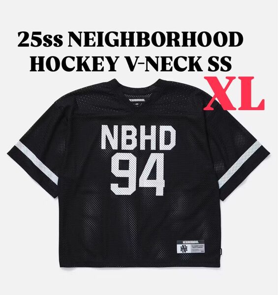 25ss NEIGHBORHOOD HOCKEY V-NECK SS サイズXL