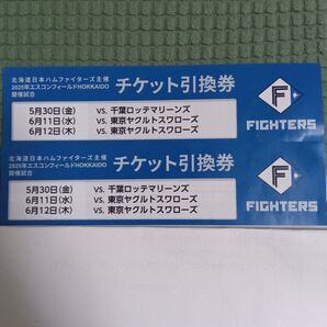 北海道日本ハムファイターズ vs 東京ヤクルトスワローズ エスコンフィールド北海道2025年6月11日又は12日 チケット2枚