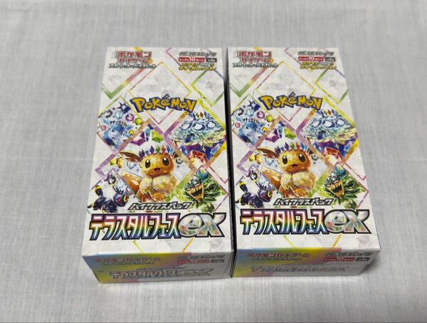 ポケモンカードゲーム テラスタルフェスex 2BOX シュリンクなし