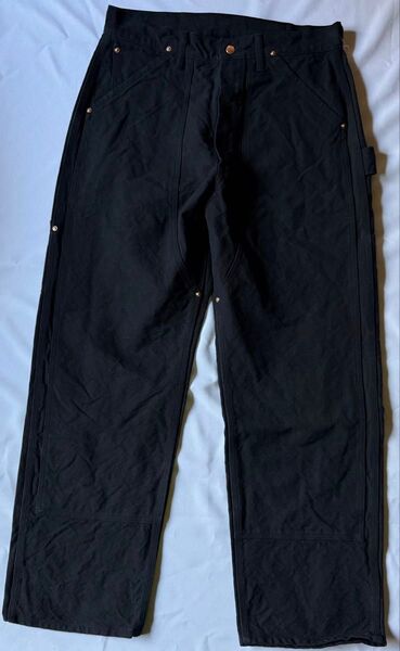 comoli 25ss コットン ダック ペインター パンツ 2 黒