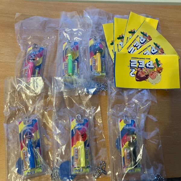 PEZ ボールチェーンマスコット Vol.2 ガチャ 6種セット コンプリートセット