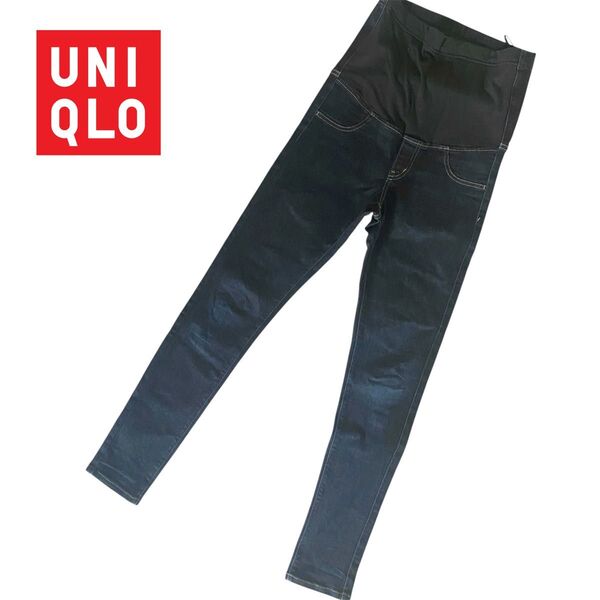 【未使用級】UNIQLO マタニティウルトラストレッチジーンズ 妊婦 デニム S マタニティウェア