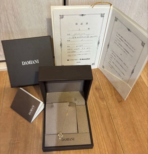 DAMIANI ダミアーニ ベルエポック ホワイトゴールド、ダイヤモンド、ルビーネックレス xxs
