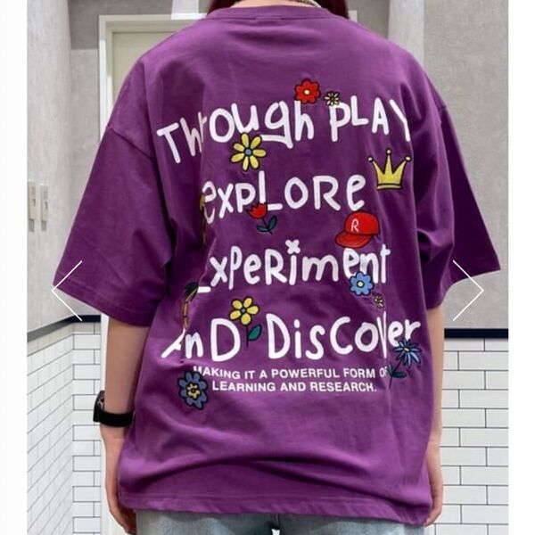 新品 ロデオクラウンズワイドボウル ドローイングTシャツ M商品
