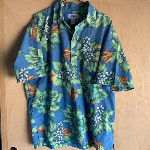 reynspooner開襟シャツ アロハシャツ 総柄