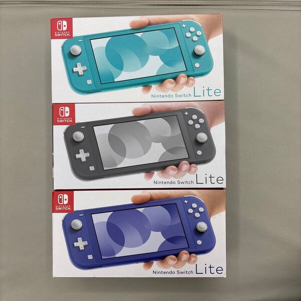【新品未使用】Nintendo Switch Lite 本体 3台セット 任天堂 ニンテンドースイッチライト