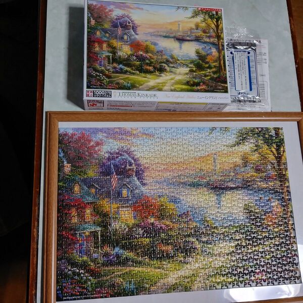 ⑩ ジグソーパズル 世界極小 1000ピース マイクロピース 38×26 ビバリー ニューイングランドハーバー アートキャンパス