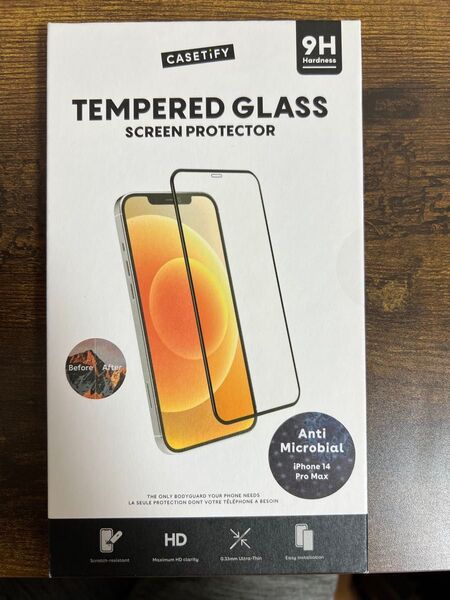 CASETIFY iPhone14ProMax 強化ガラスフィルム 未使用