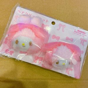 マイメロディ ピアノ ヘアクリップセット リボン姫