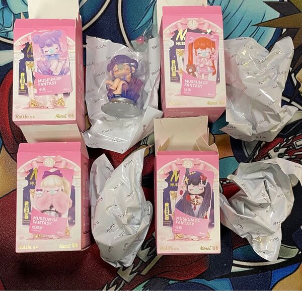 トレーディングフィギュア Rolife ナンシー Nanci 幻想博物館 クリスタル カラス 人形 コレクター デザイントイ