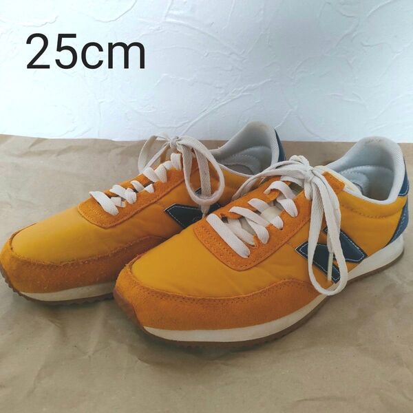 new balance スニーカー UL720 ZB ニューバランス スウェード イエロー マスタード 25cm