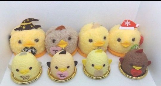 ぴよりん ぬいぐるみチャーム vol.3 ミニチュアチャームvol.2 セット ガチャ