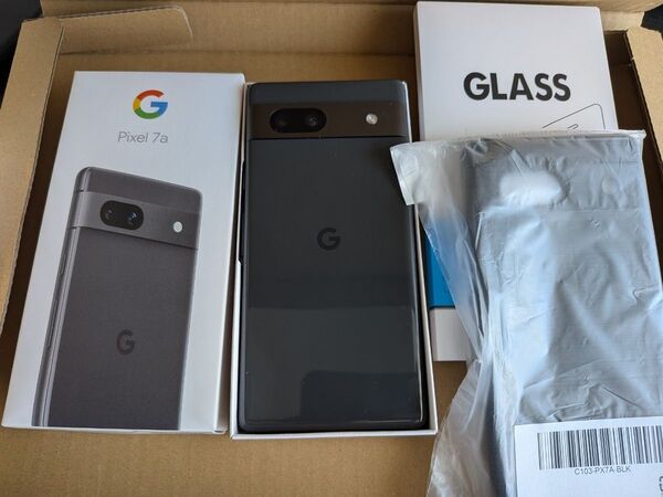 【6/8限り】Google pixel 7a 128GB チャコール 7a SIMフリー 128GB 未使用フィルム カバー付き