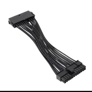 ATX用 電源延長 ケーブル Ainex WAX-2415C-BK PC 24/20ピン