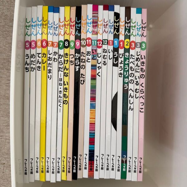 しぜん キンダーブック 絵本 全22冊 記名なしフレーベル館 図鑑