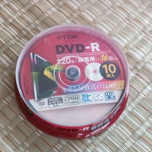 TDK DVD-R 120分 録画用 10枚 未使用