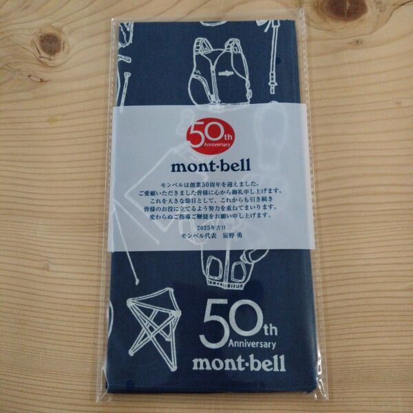 mont-bell モンベル バンダナ ノベルティー 非売品