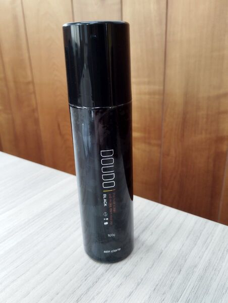 doudo ボリュームアップヘアスプレー ブラック 100g