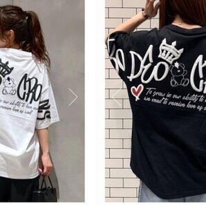 Bridge Bear LogoTシャツ BLACK&ホワイト