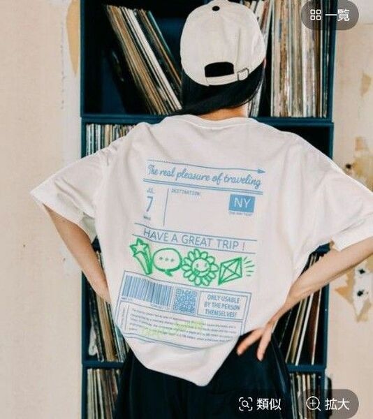 ニコアンド MODE NORM COREタフト×プリントクルーTシャツ