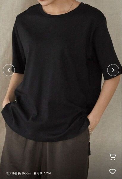 未使用 AMERICANHOLIC アメリカンホリック Daily サイドスリットカットプルオーバー Tシャツ 半袖 トップス