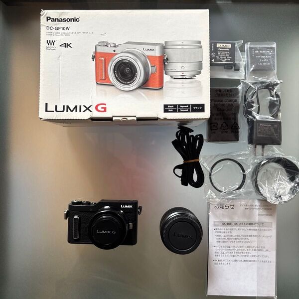 Panasonic LUMIX G DC-GF10W ミラーレス 一眼レフ ホワイト ダブルレンズキット