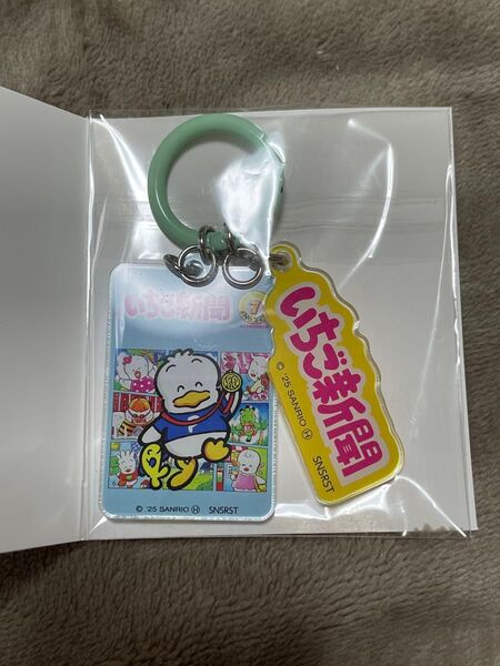 サンリオキャラクターズ いちご新聞アクリルチャーム 1990s あひるのペックル