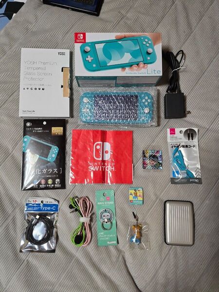 Nintendo Switch Lite ターコイズ 本体 その他 おまけ付属品多数
