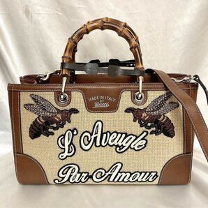 GUCCI バンブーハンドル 2wayバッグ希少限定品