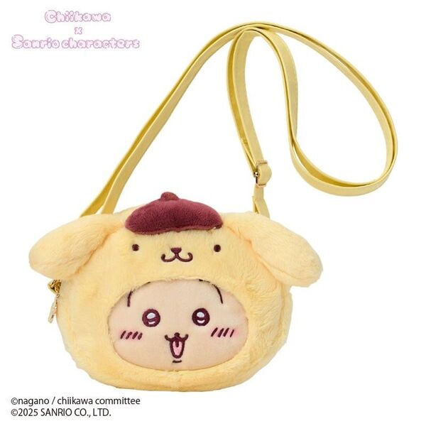 サンリオ×ちいかわコラボ うさぎポシェット ポムポムプリン