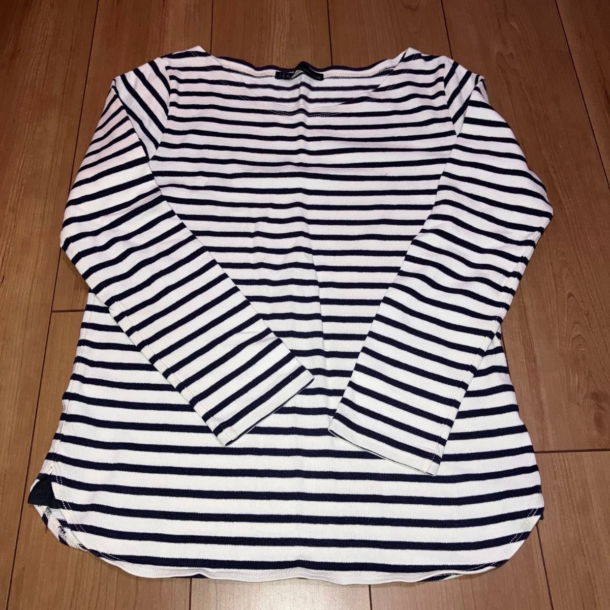 イエナ　ボーダー　長袖カットソー