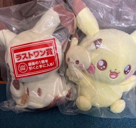 一番くじ ポケピース おさいほうのひととき A賞 ピカチュウ ラストワン賞 ミミッキュ ぬいぐるみ ポケモン