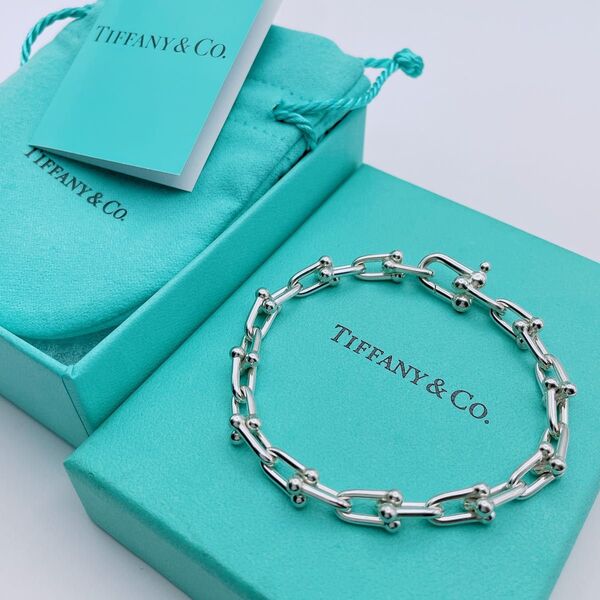 Tiffany & Co. ハードウェア スモール チェーン ブレスレット ☆Yahoo!フリマ出品☆
