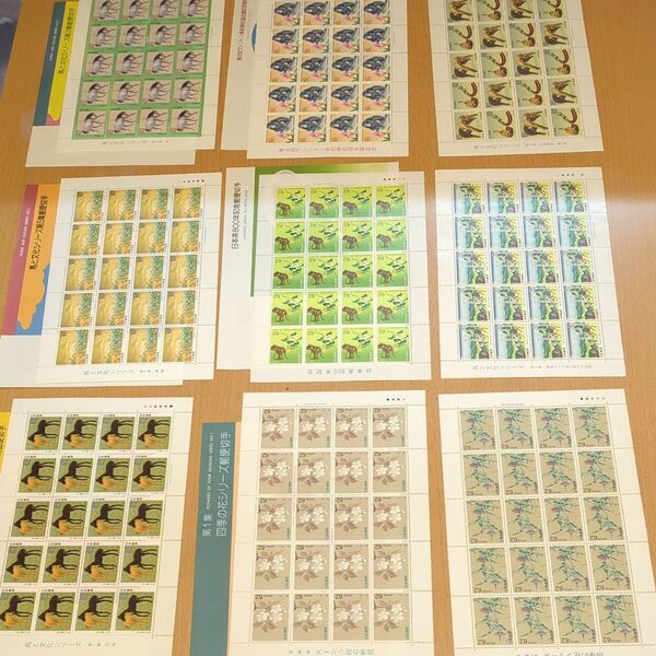記念切手シート 説明シート付き コレクション用 額面62円の20枚 9シート 計11160円 日本郵便 スピード発送