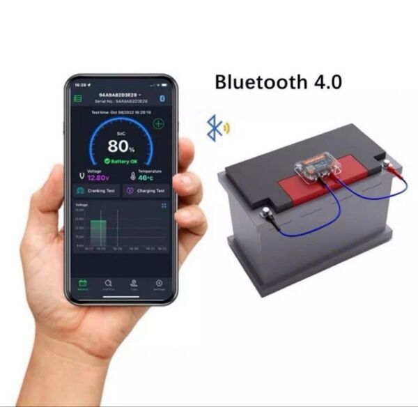 Bluetooth ワイヤレス バッテリーモニター BM6 新品 バルク品 日本語マニュアル付属