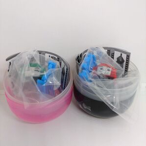 ☆新品☆カプセルプラレール 顔付貨車 赤&緑