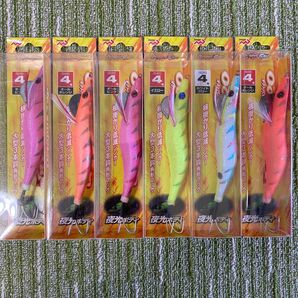 93オクトパスタップ 4.0号 新品 セット 激安タコエギ ハードルアー 餌木 タコ釣り 送料込み ピンクホワイトオレンジイエロー