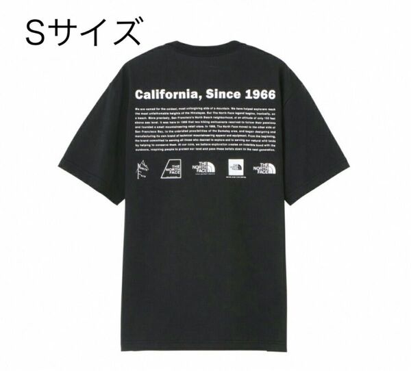 ノースフェイス ヒストリカルロゴティー Tシャツ ブラック NT32407 Sサイズ