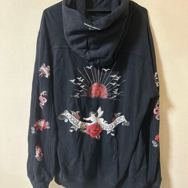 S‘YTE Yohji Yamamoto パーカー フーディ 黒 ブラック 長袖 トップス
