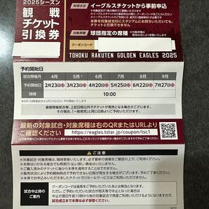 楽天イーグルス 観戦チケット 1枚