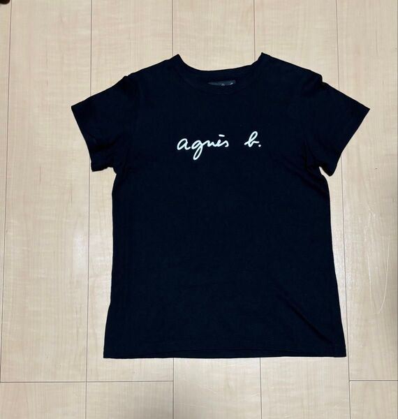 アニエスベー レディース 半袖 Tシャツ 黒 サイズ1