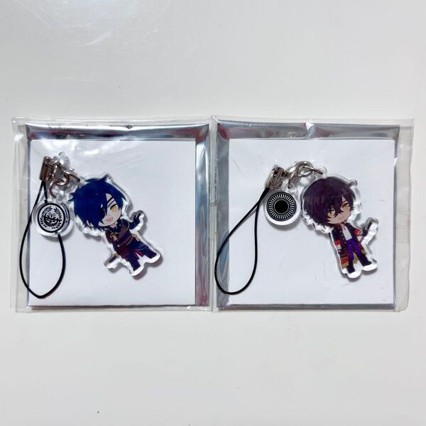 刀剣乱舞 ちび刀剣男子 第4弾 ストラップコレクション 燭台切光忠 大倶利伽羅 アクリルキーホルダー 2点セット