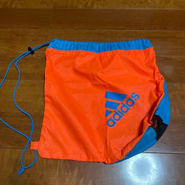 adidasアディダス ナップサック 袋 シューズ入れ 着替え ボール入れ ワンショルダー バッグ