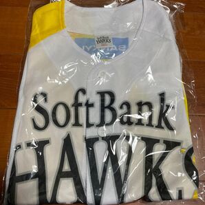 未開封 ソフトバンク ユニフォーム 福岡ソフトバンクホークス ソフトバンクホークス HAWKS レプリカ 応援ユニフォーム S