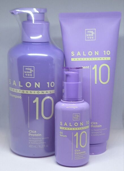 Miseensceneミジャンセン サロン10 プロフェッショナル シカ シャンプー トリートメント ヘアオイル ポーチ
