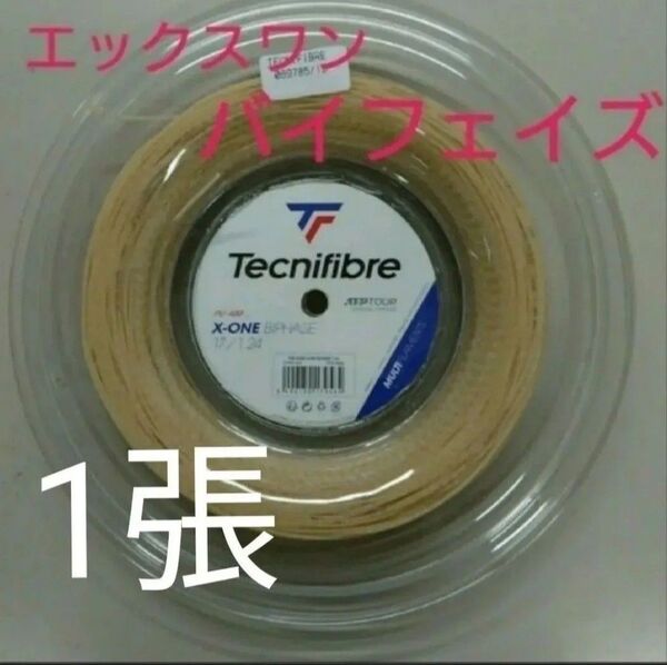「テクニファイバー エックスワンバイフェイズ」です。太さ1.24mm