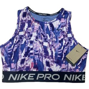 NIKE ナイキ XL ブラトップ パットなし ヨガウェア パープル 紫 新品未使用 タグ付き 自宅保管 レディース