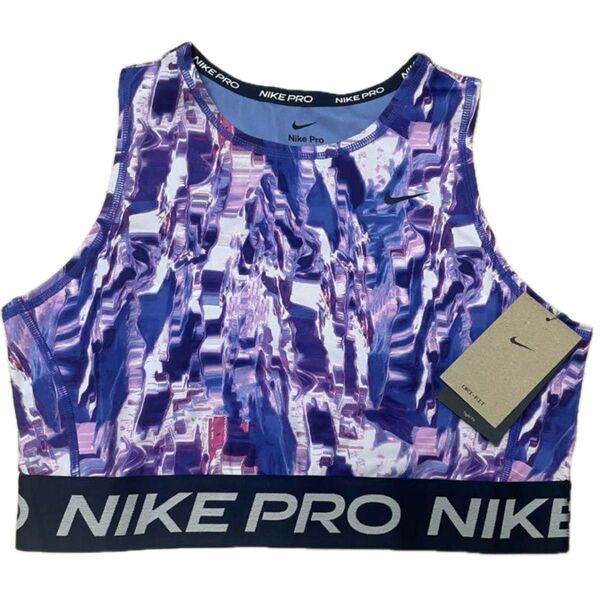 NIKE ナイキ L レディース ヨガウェア ブラトップ パットなし パープル 紫 新品未使用 自宅保管 タグ付き