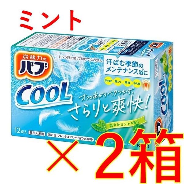 花王 バブ クール 入浴剤 C91【涼やかミント 24錠】